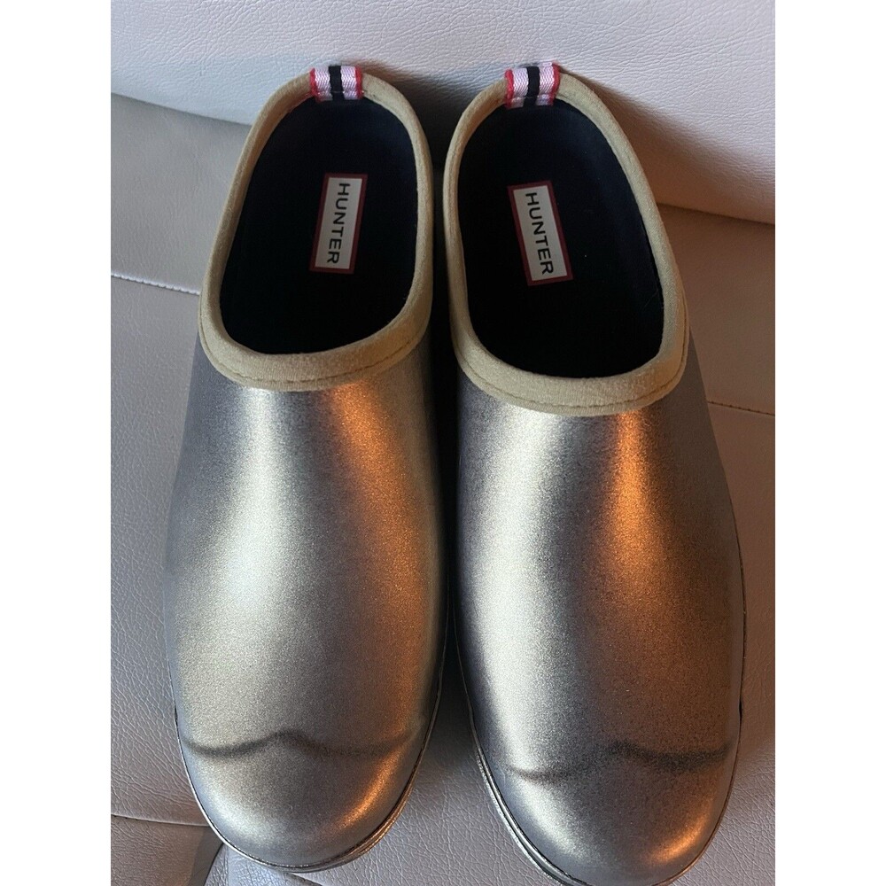 New Hunter Women's Original Play Clogs Gold Size UK8/EU 42/US 10